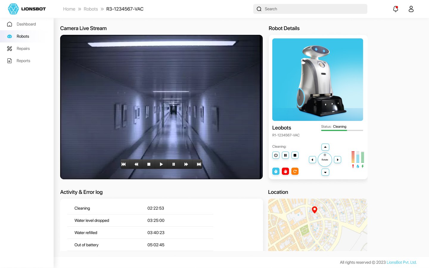 Mission Critical Dashboard